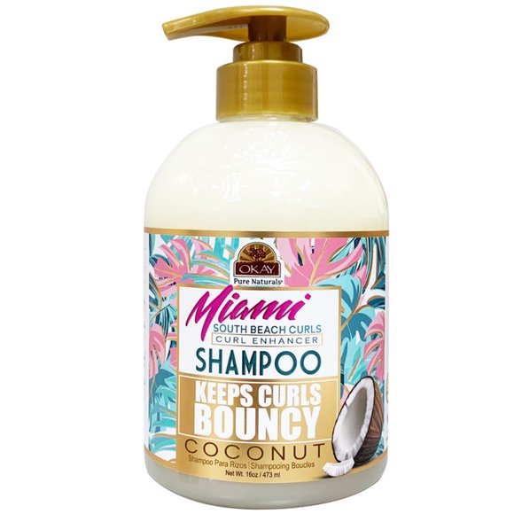 OKAY- Miami South Beach Curls- Curl Enhancer Shampoo 16oz/473ml
