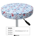 thumbnail image 4 of Xecao's Animal Print Stool Covers offer stylish, washable protection for PU round bar stools, perfect for home or commercial use., 4 of 7