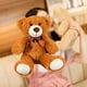 thumbnail image 5 of Oso de peluche con pajarita de colores, bonito y de 35 cm, para abrazar, regalo de cumpleaños para niños, almohada, osito de peluche para el hogar, la sala de estar y el dormitorio, 5 of 5