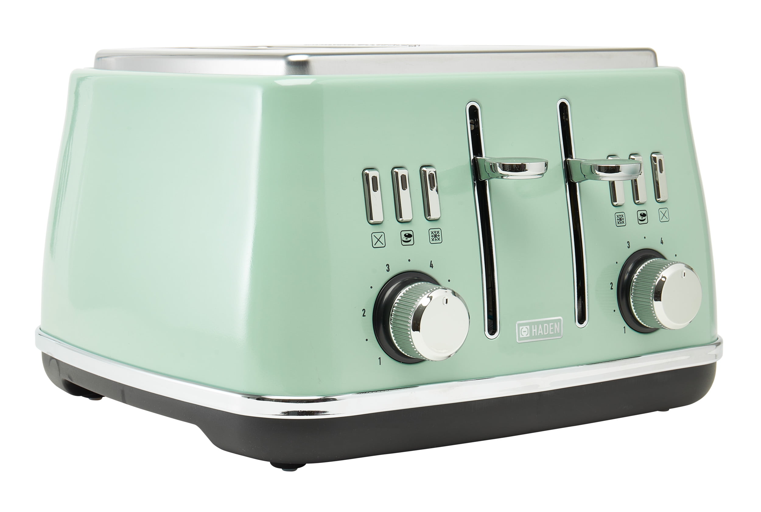 Haden Cotswold 4Slice Wide Slot Toaster, Sage 75100