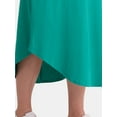 thumbnail image 2 of Terra & Sky Women's Plus Size Cotton Tank Dress, Sizes 0X-5X, 2 of 4
