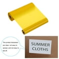 thumbnail image 3 of Unique Bargains 4.33'x295' (110mmx90m) Wax Thermal Transfer Ribbon, 1 Roll 1/2' Core Ink Out Barcode Ribbon with Core, Yellow, 3 of 6