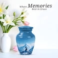 thumbnail image 4 of Gramophone Miniature Cremation Urns For Adult Ashes Female - Small Keepsake Urns For Adult Male - Tiny Urn For Human Ashes For Man And Woman - Blue Mini Urn For Mother & Father 3 Inch, 4 of 7