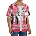 thumbnail image 2 of Gukieu Thai elephant Print Men's Short-sleeved Shirts, Button-down Pocket Shirts, T-shirts, Beach Vacation Travel Summer Clothing-Medium, 2 of 5
