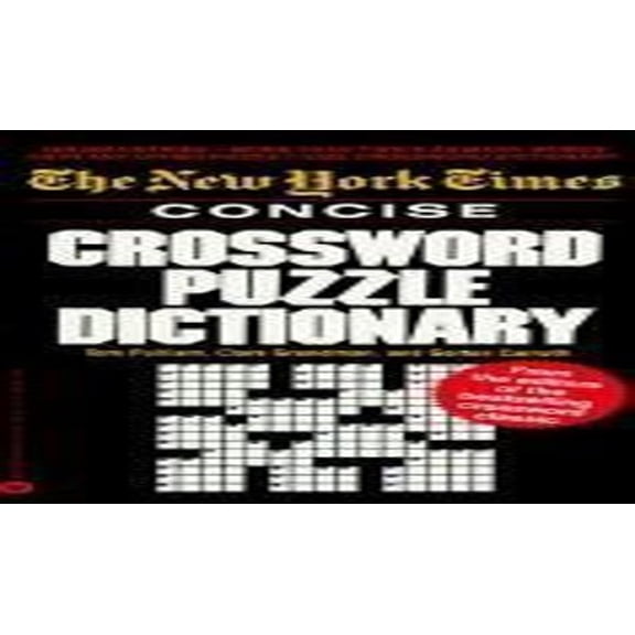 Pre-Owned New York Times Concise Crossword Puzzle Dictionary (Paperback) 0446357502 9780446357500