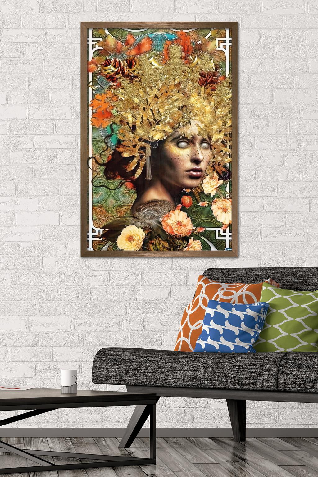 Jena DellaGrottaglia: Cosmic Zodiac - Virgo Wall Poster, 22.375" x 34" Framed