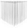 thumbnail image 2 of 22pcs Stainless Steel Knitting Needles Knitting Crochet Supplies For Beginners Or Professionals, 2 of 3