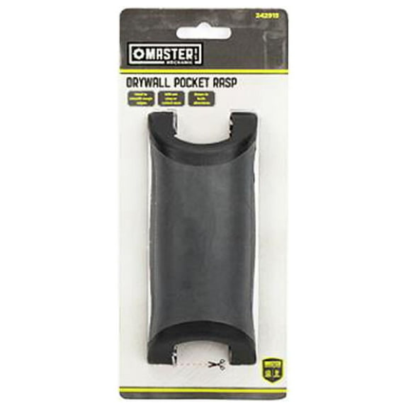 Master Mechanic GSTV0342 Drywall Pocket Rasp - Quantity 6