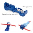 thumbnail image 3 of surtido de terminales de conectores de cable de 120/240 piezas con estuche de almacenamiento 120 piezas Sunnimix t toque conectores de cable, 3 of 8