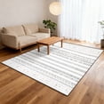 thumbnail image 3 of 5x7 Washable Area Rug Non-Slip Low Profile Soft Boho Distressed Rug for Living Room, Bedroom, Dining Room, Office, Beige, 3 of 13