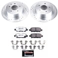 thumbnail image 3 of PowerStop Rear Z26 Street Warrior Carbon-Fiber Ceramic Brake Pad and Drilled and Slotted Rotor Kit Fits: NISSAN Select Models K7864-26, 3 of 9