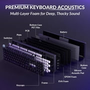 Keychron K10 HE 100% Wireless RGB Magnetic Switch Keyboard, Rapid Trigger, QMK, 2.4G/BT, Standard Black