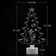 thumbnail image 4 of Bangcool 3PCS Christmas Night Lamp X-mas Tree Santa Snowman Bedside Light Table Ornament, 4 of 10