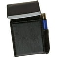 thumbnail image 2 of Genuine Leather Cigarette Carrying Case Hard Smoke Pack Holder Flip-Top Lighter Holder, 2 of 9