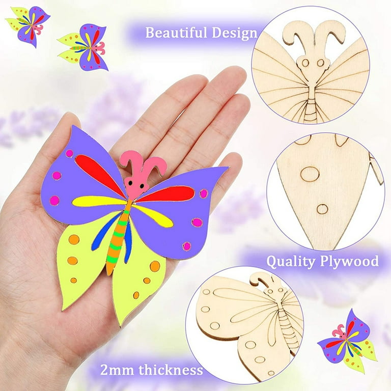 Woodlink Butterfly House DIY Craft Kits w/Milk Paint Powders at