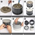 thumbnail image 5 of Big Round Silicone Planter Mold, 7 Inch Large Round Concrete Molds For Cylinder Flower Pot Making, Diy Handcraft, 5 of 5