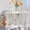 E, variant on White Lace Tablecloth With Ruffles,Dreamy Table Decorations For Dessert Table Party Wedding-E-120x120cm(47x47in)