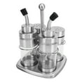 thumbnail image 2 of Juego de 4 recipientes para condimentos de acero inoxidable 304 para cocina., 2 of 14