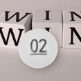 thumbnail image 2 of MOVTOTOP 50Pcs White Printed Plastic Lottery Balls for Home Raffles Drawings Game Nights Durable Design, 2 of 8