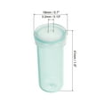 thumbnail image 2 of Uxcell Floral Water Tubes with Cap, 50 Pcs 0.6" ID x 1.6" Plastic Bottle Green, 2 of 6