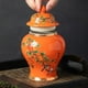 thumbnail image 2 of Centro decorativo de jarrón de jengibre de cerámica Kearding Naranja 18.5 cm, 2 of 6