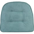 thumbnail image 2 of Non-Slip Tufted Chair Cushions for Dining Room, Kitchen and Office Use, U-Shaped Skid-Proof Seat Pad, 15x16 Inches, 8 Pack, Marine Blue, 2 of 6