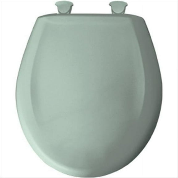 Church Seat  Round Closed Front Toilet Seat in Seafoam