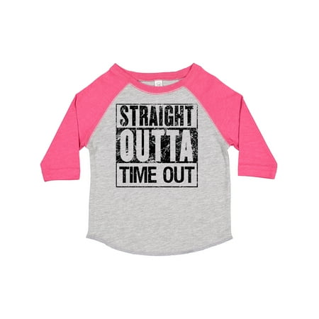 

Inktastic Straight Outta Time out Gift Toddler Boy or Toddler Girl T-Shirt