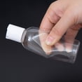 thumbnail image 3 of 6pcs botellas de viaje portátiles Set recipiente de botella de Spary recargable para la loción de baño de champú (color de la cubierta al azar, botella transparente), 3 of 3