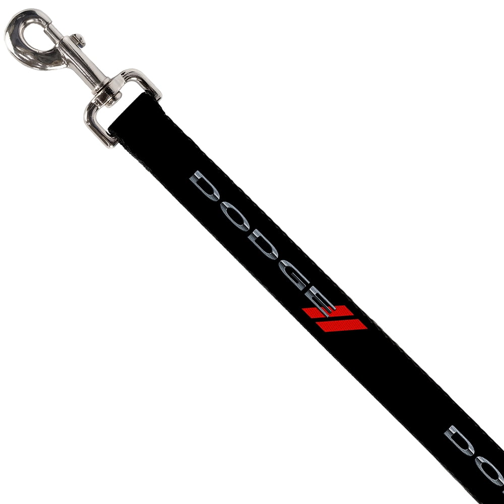 Dodge Pet Leash, Dog Leash, Dodge Red Rhombus Repeat, 4 Feet Long 1.0 Inch Wide
