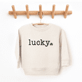thumbnail image 2 of Bump and Beyond Designs Toddler St. Patrick's Day Shirt, Lucky Sweatshirt (Natural 2T), 2 of 5