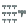 thumbnail image 2 of Plastic Garden Fencing, 10-Pack, Modular Landscape Border, Easy Snap-On Installation, Outdoor Flower Bed Edging, 2 of 6