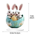 thumbnail image 3 of CenterPC Table Decorations Easter 2D Festive Visual Tabletop Ornament 20Cm for Living Room Bedroom, 3 of 9