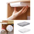 thumbnail image 2 of Caja de almacenamiento oculta, cajón de almacenamiento de escritorio, soporte de almacenamiento de mesa de plástico autoadhesivo, organizador de papelería y cosméticos para artículos diversos simples, 2 of 5