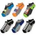 thumbnail image 1 of Jefferies Socks Chaussettes Sportives pour Garçons, Demi-Coussin, Lot de 6, Multi, Moyen, 1 of 2