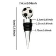 thumbnail image 3 of Tapón con forma de balón de fútbol que sella la frescura y el borde, accesorio estético y práctico, 3 of 6
