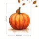 thumbnail image 3 of Qisvanset 12x16 Inch Autumn Pumpkin Canvas Wall Art, Harvest Season Print Thanksgiving Home Wall Decor, 3 of 8