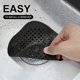 thumbnail image 2 of Colector de pelo para desagüe de ducha, cubierta de desagüe para ducha, tapón de pelo de silicona duradero con 4 ventosas, traje fácil de instalar para baño, bañera, cocina, 2 of 5