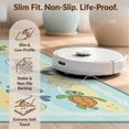 thumbnail image 6 of Design&I 6'x9' Ultra Soft Area Rug, Whale Turtle Nautical Underwater Cartoon Marine Wave Border Crab None Fluffy Washable Non Shedding for Guest Room Bedroom Living Room, 6 of 7