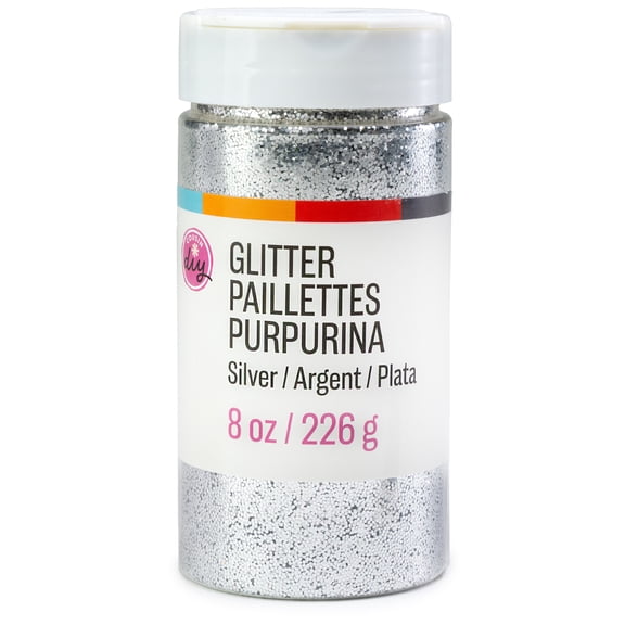 CousinDIY Glitter 8oz-Silver