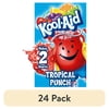(24 pack) Kool-Aid Unsweetened Tropical Punch Powdered Drink Mix, 0.16 oz. Packet
