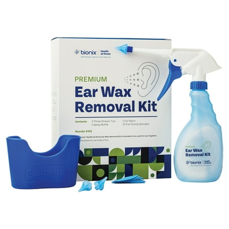 Bionix - Ear Wax Removal Kit, Helps Remove Wax Buildup, For Safe Earwax Removal, Comfortable, Convenient & Easy-To-Use, Ideal for Healthcare Consumers, Flexible