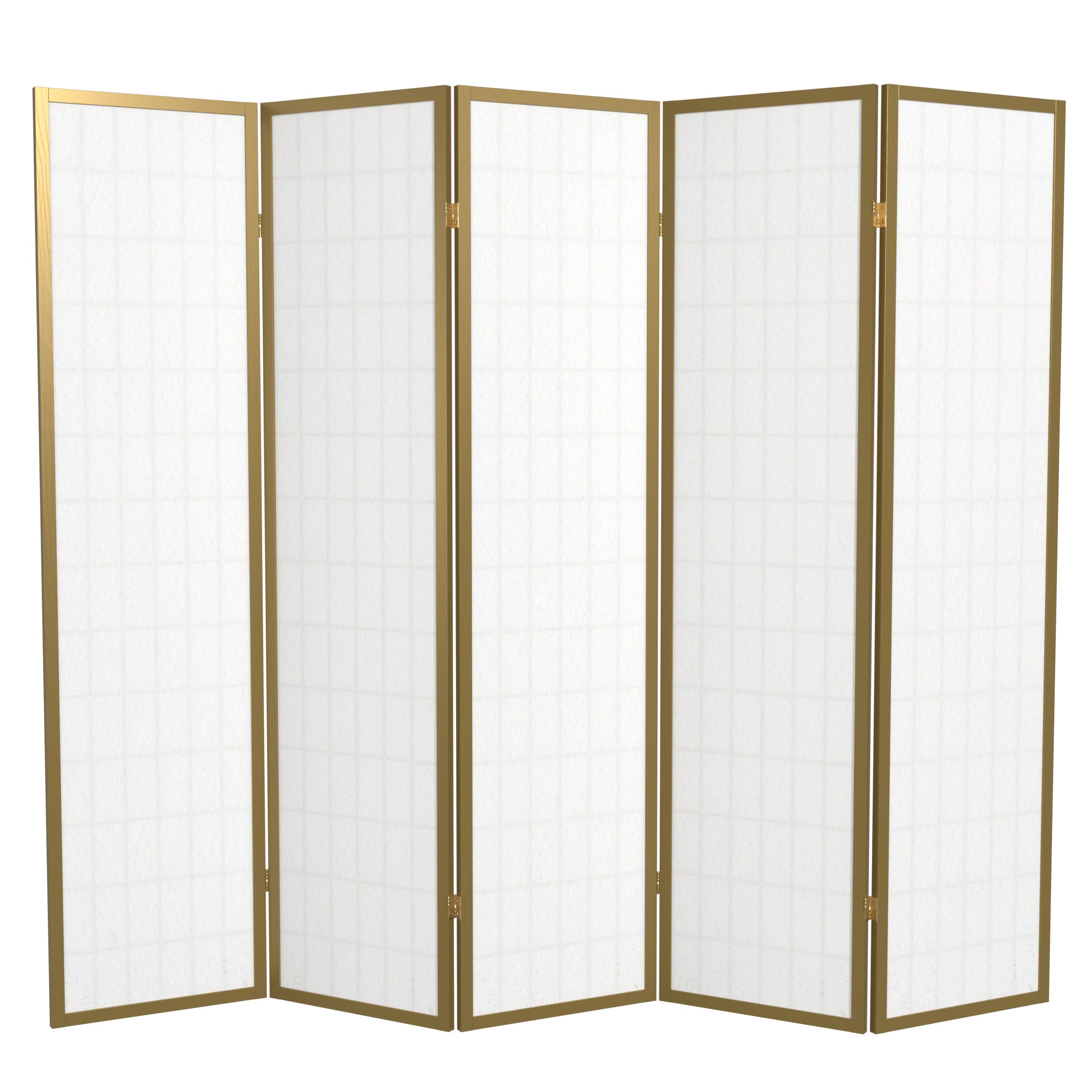 6 ft. Tall Window Pane - Special Edition - Gold - 5 Panels