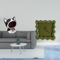 thumbnail image 2 of Estatua de gato con forma de cuenco para llaves, reloj de pared, estatua de escritorio de resina, sin , adorno cuadrado silencioso, adecuado par, 2 of 8