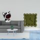 thumbnail image 2 of Estatua De Gato, Arte Artesanal, Adorno Para Entrada, Cuenco Para Llaves, Cuenco Para Dulces, Figura Decorativa, Reloj De Pared Cuadrado, Decoración De Pared, Regalos, Adorno Silencioso Y, 2 of 8