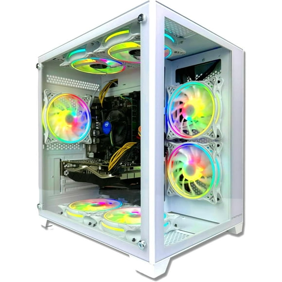 ABYS NEO Prebuild Nvidia Tempered Glass Gaming PC (Intel i5 Up to 3.60 GHz, 16GB, 1TB SSD, GeForce GTX 1660s 6GB, ARGB, WiFi, Windows 10 Pro, English/French) Graphic Designer, Video Editing Computer