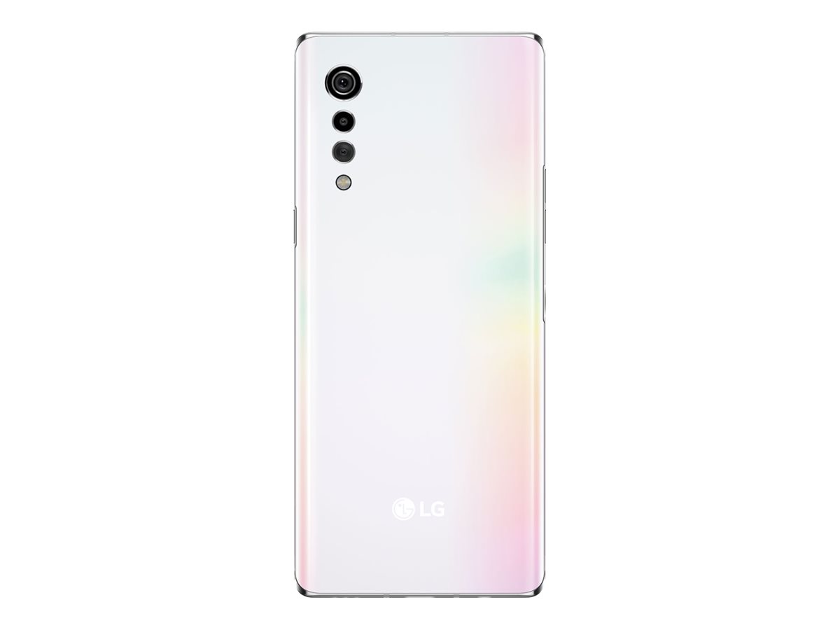 LG Velvet - Smartphone - 5G NR - 128 GB - microSD slot - 6.8" - 2460 x 1080 pixels (395 ppi) - P-OLED - RAM 6 GB - 3x Rear Cameras 16 MP Front Camera - Android - T-Mobile - White - image 5 of 9