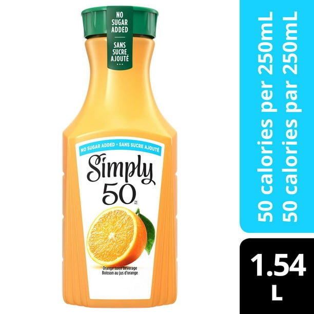 Simply 50MC Boisson au jus d'orange 1.54L, 1.54 x L
