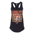 thumbnail image 2 of Wild Bobby,Kansas City Fan KC Fantasy Football Sports, Ladies Racerback Tank Top, Black, Small, 2 of 3
