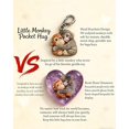 thumbnail image 3 of Punch Monkey Pocket Hug with Gift Card, Punch & Friends: Little Monkey Pocket Hug, Cute Card for Mother, Family, Friend, Positive Emotional Support, Thanks and Cheer Up(A)Q, 3 of 9